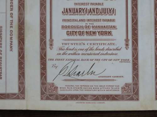 1926 Great Northern Railway Company, $1000 Gold Bond Certificate 11675