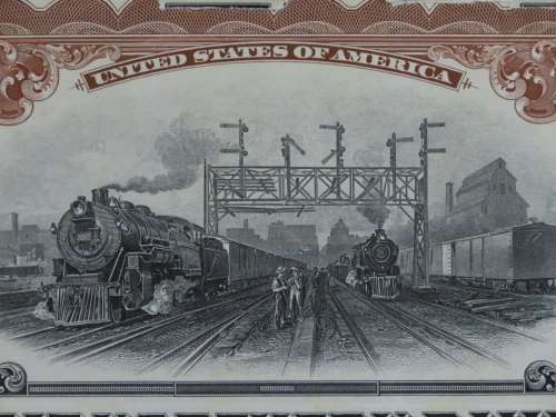 1926 Great Northern Railway Company, $1000 Gold Bond Certificate 6837