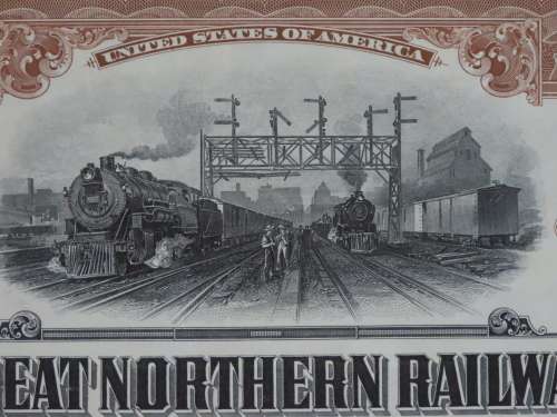 1926 Great Northern Railway Company, $1000 Gold Bond Certificate 1331