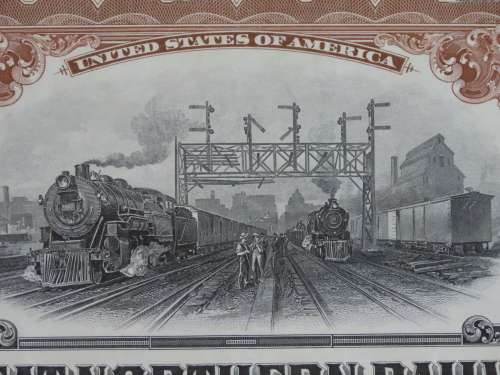 1926 Great Northern Railway Company, $1000 Gold Bond Certificate 7626