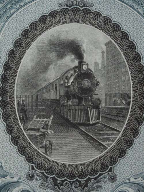 1902 The Michigan Central Railroad Company, $1000 Gold Bond Certificate 5571