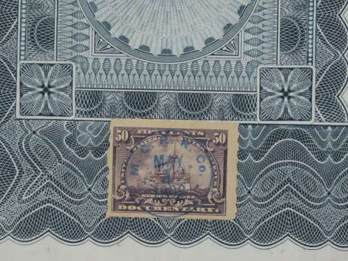 1902 The Michigan Central Railroad Company, $1000 Gold Bond Certificate 5571