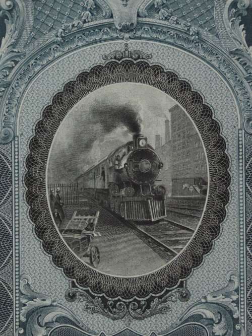 1902 The Michigan Central Railroad Company, $1000 Gold Bond Certificate 4426