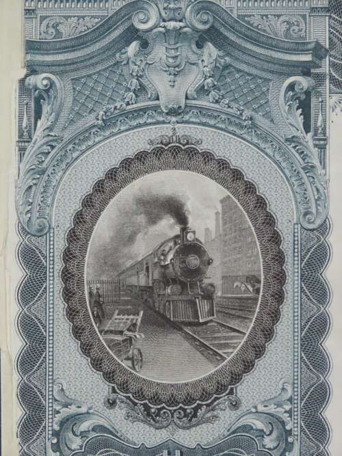 1902 The Michigan Central Railroad Company, $1000 Gold Bond Certificate 4427
