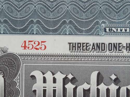 1902 The Michigan Central Railroad Company, $1000 Gold Bond Certificate 4525