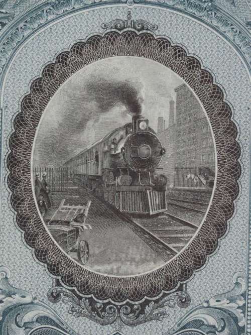 1902 The Michigan Central Railroad Company, $1000 Gold Bond Certificate 4524
