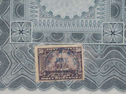 1902 The Michigan Central Railroad Company, $1000 Gold Bond Certificate 4444