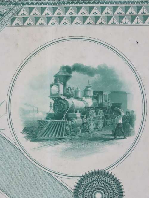 1885 West Shore Railroad Company, $1000 Bond Certificate 871