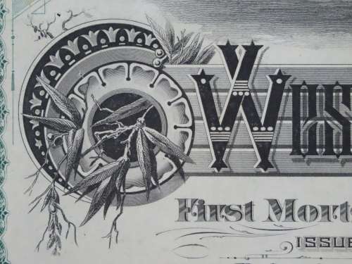 1885 West Shore Railroad Company, $1000 Bond Certificate 33544