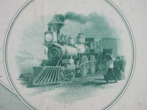 1885 West Shore Railroad Company, $1000 Bond Certificate 1603
