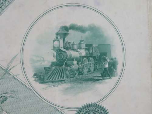 1885 West Shore Railroad Company, $1000 Bond Certificate 36629