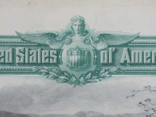 1885 West Shore Railroad Company, $1000 Bond Certificate 1604