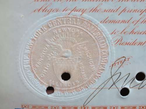 1927 West Shore Railroad Company, $1000 Bond Certificate M48631