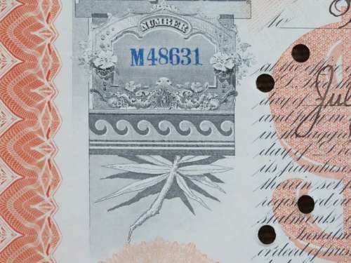 1927 West Shore Railroad Company, $1000 Bond Certificate M48631