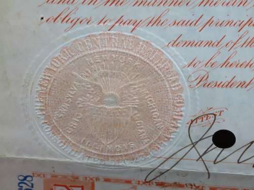 1927 West Shore Railroad Company, $1000 Bond Certificate M48628