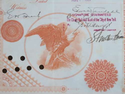 1927 West Shore Railroad Company, $1000 Bond Certificate M48627