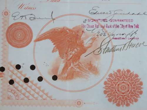 1927 West Shore Railroad Company, $1000 Bond Certificate M48626