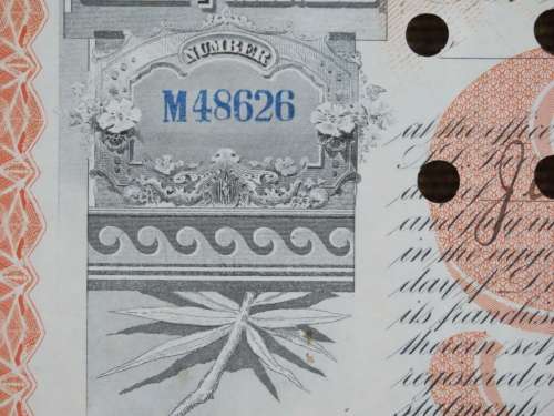 1927 West Shore Railroad Company, $1000 Bond Certificate M48625