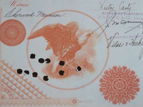 1927 West Shore Railroad Company, $1000 Bond Certificate M48875