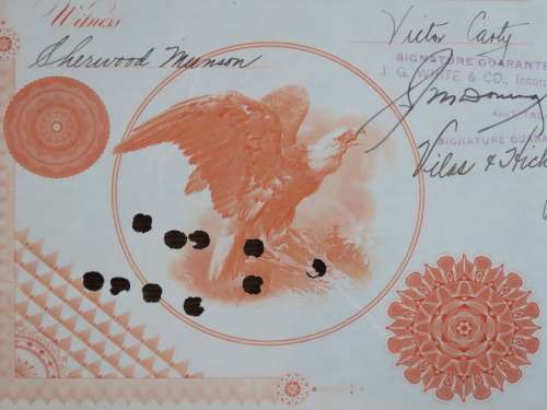 1927 West Shore Railroad Company, $1000 Bond Certificate M48874
