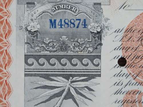 1927 West Shore Railroad Company, $1000 Bond Certificate M48874