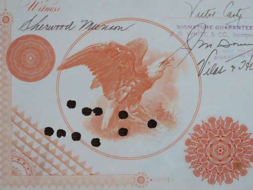 1927 West Shore Railroad Company, $1000 Bond Certificate M48871