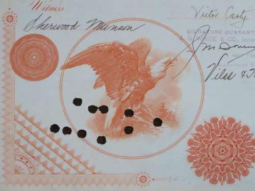 1927 West Shore Railroad Company, $1000 Bond Certificate M48869