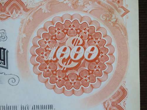 1927 West Shore Railroad Company, $1000 Bond Certificate M48867