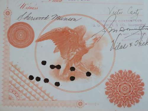 1927 West Shore Railroad Company, $1000 Bond Certificate M48867