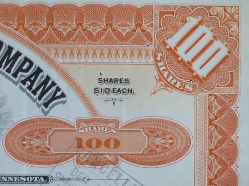 1926 North Butte Mining Company, Stock Certificate, 100 Shares , BH188