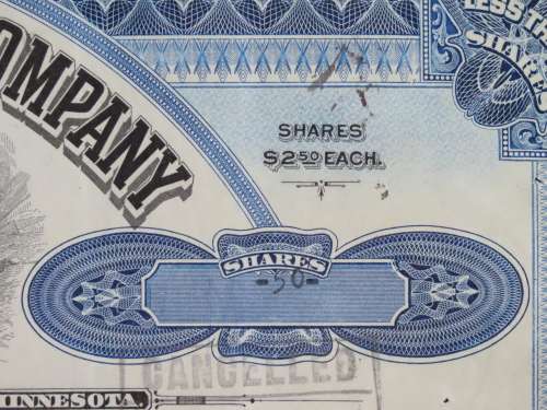 1929 Set of 2 North Butte Mining Company, Stock Certificate, 150 Shares , C11537