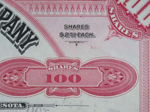 1937 Set of 2 North Butte Mining Company, Stock Certificate, 115 Shares , C27944