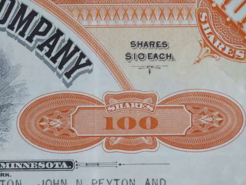 1936 Set of 3 North Butte Mining Company, Stock Certificate, 230 Shares , C24099