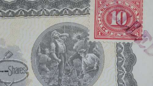 1924 WEstern Union Mining Company, Stock Certificate, 5000 Shares , 3103