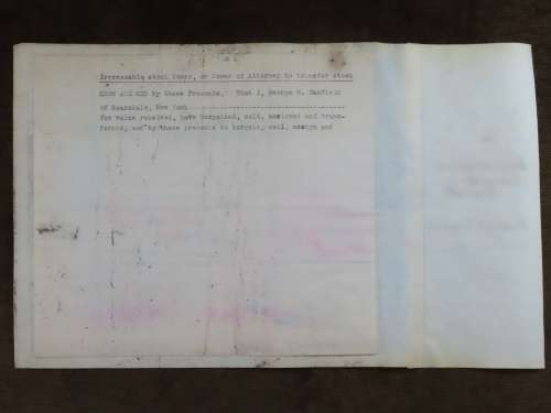 1901 Plume And Atwood Manufacturing Company, Stock Certificate, 12 Shares , 215