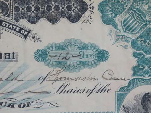 1901 Plume And Atwood Manufacturing Company, Stock Certificate, 12 Shares , 215