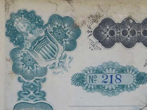 1901 Plume And Atwood Manufacturing Company, Stock Certificate, 90 Shares , 218