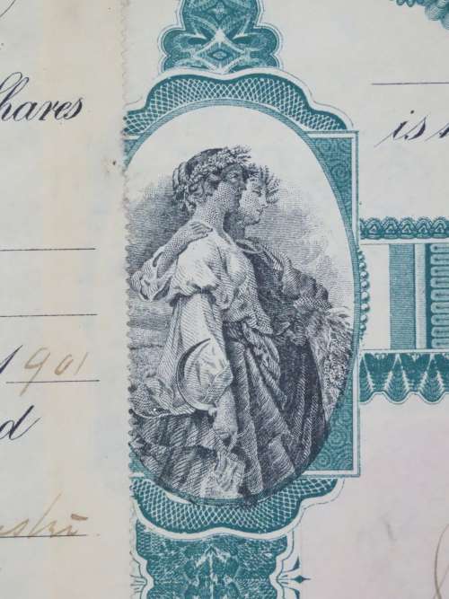 1901 Plume And Atwood Manufacturing Company, Stock Certificate, 335 Shares , 211