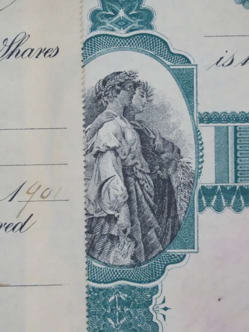 1901 Plume And Atwood Manufacturing Company, Stock Certificate, 125 Shares , 212