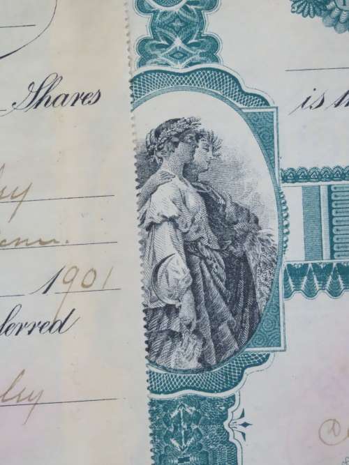 1901 Plume And Atwood Manufacturing Company, Stock Certificate, 317 Shares , 207
