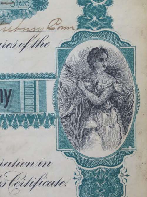 1901 Plume And Atwood Manufacturing Company, Stock Certificate, 125 Shares , 208