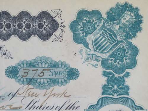 1901 Plume And Atwood Manufacturing Company, Stock Certificate, 375 Shares , 209