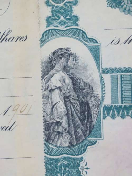 1901 Plume And Atwood Manufacturing Company, Stock Certificate, 375 Shares , 209