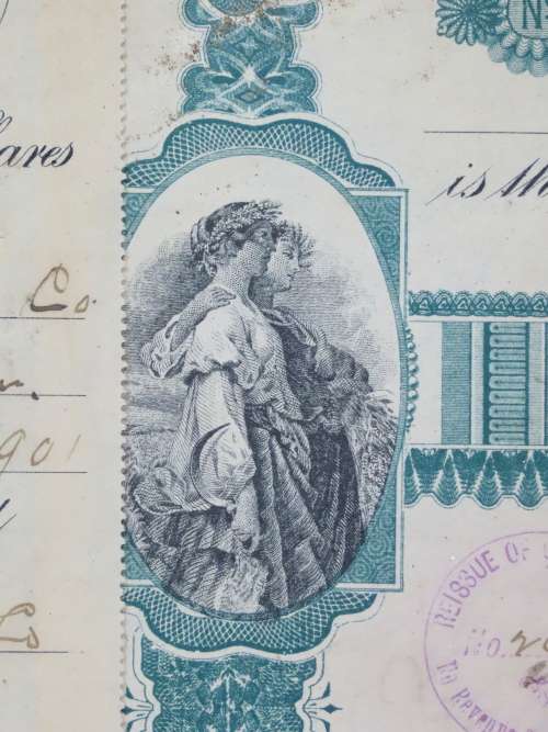 1901 Plume And Atwood Manufacturing Company, Stock Certificate, 125 Shares , 210