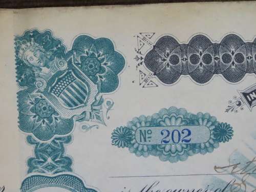 1901 Plume And Atwood Manufacturing Company, Stock Certificate, 650 Shares , 202