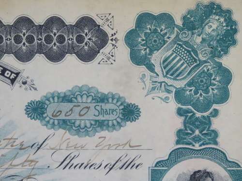 1901 Plume And Atwood Manufacturing Company, Stock Certificate, 650 Shares , 202