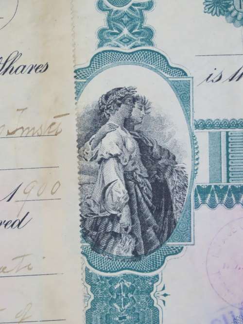 1901 Plume And Atwood Manufacturing Company, Stock Certificate, 650 Shares , 201
