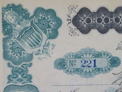 1901 Plume And Atwood Manufacturing Company, Stock Certificate, 100 Shares , 221