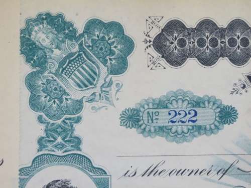 1901 Plume And Atwood Manufacturing Company, Stock Certificate, 90 Shares , 222
