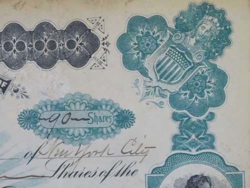 1901 Plume And Atwood Manufacturing Company, Stock Certificate, 90 Shares , 222